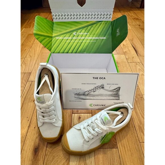 CARIUMA Off-White OCA LOW Canvas Sneakers - NWT - Picture 1 of 11